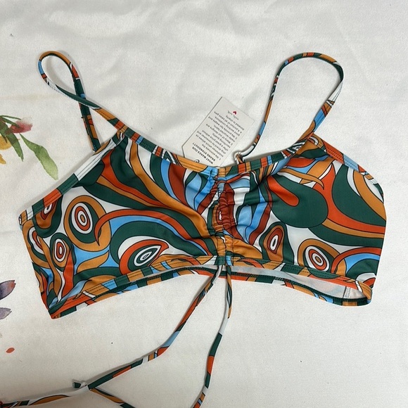 Colorful Patterned Swim Cover-Up Set - Picture 5 of 10